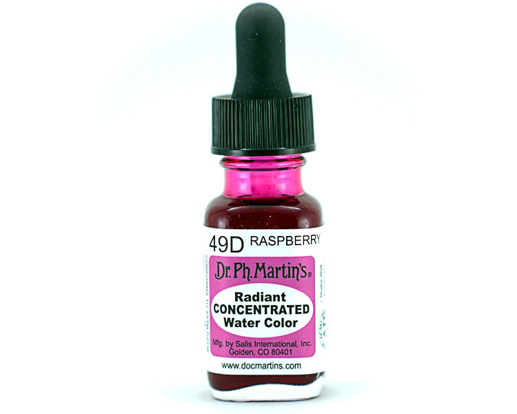 Dr. Ph. Martins Radiant Concentrated Watercolour Dye 0.5oz - Rasberry