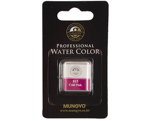 Mungyo Professional Water Color Half Pan &#8722; Cold Pink