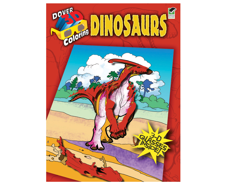 Dover 3D Color Book Dinosaurs