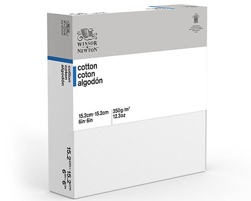 Winsor & Newton Classic Cotton Deep-Edge Stretched Canvas  6 x 6 in.