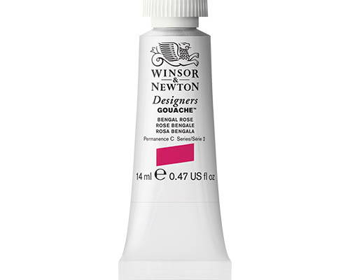 Winsor & Newton Designers Gouache  14ml Tube  Bengal Rose