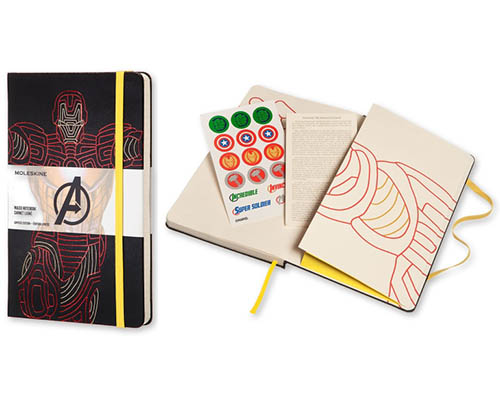 Moleskine  Avengers Limited Edition Notebook - Iron Man  5 x 8.25 in.