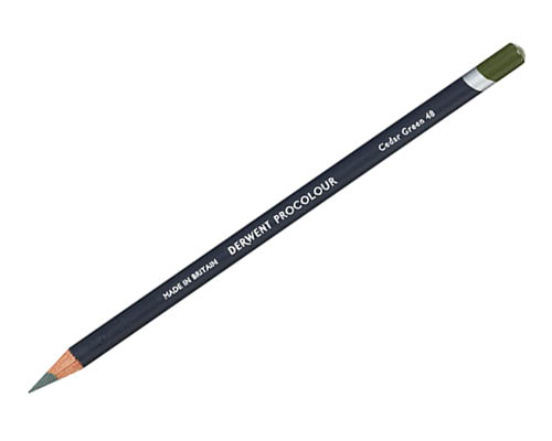 Derwent Procolour Coloured Pencils  Cedar Green