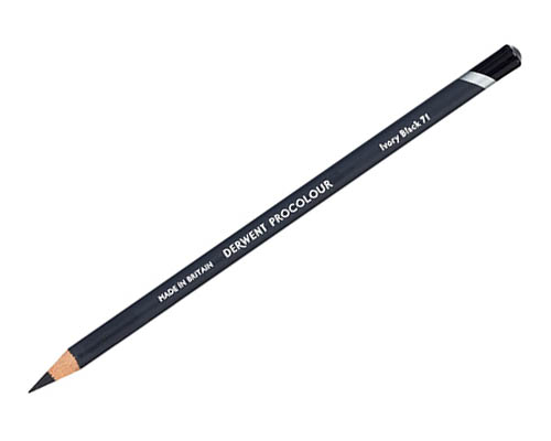 Derwent Procolour Coloured Pencils – Ivory Black