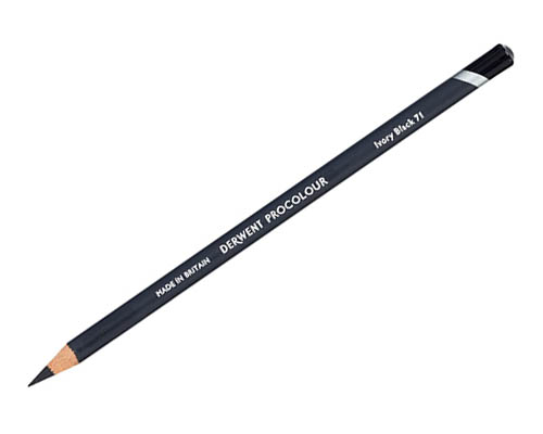 Derwent Procolour Coloured Pencils  Ivory Black