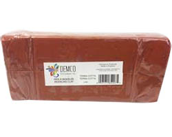 Demco Modeling Clay  1lb Terracotta