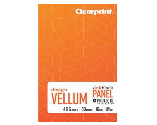Clearprint Vellum Field Book - Plain - 4" x 6" - 50 sheets