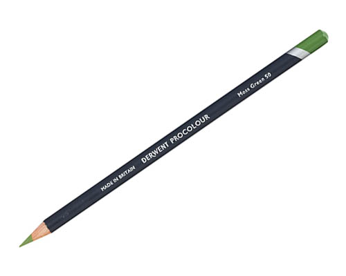 Derwent Procolour Coloured Pencils – Moss Green