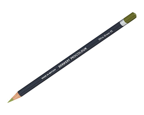   Derwent Procolour Coloured Pencils  Olive Green