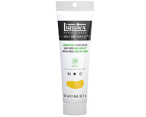 Liquitex Heavy Body Cadmium-Free Yellow Medium  4.65oz