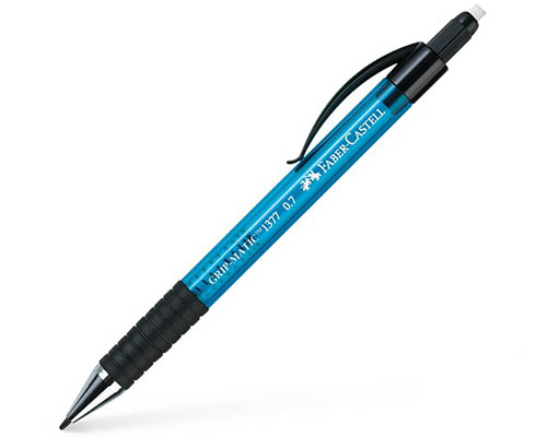 Faber-Castell Grip Matic Mechanical Pencil  0.7mm Blue 