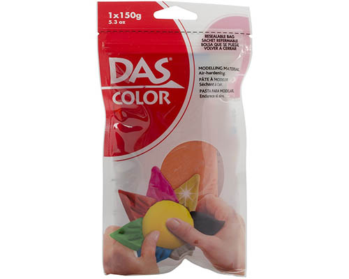 DAS Color Air-Hardening Clay – 150g – Orange