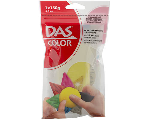 DAS Color Air-Hardening Clay – 150g – Yellow