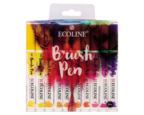 Talens Ecoline Brush Pens - Set of 20