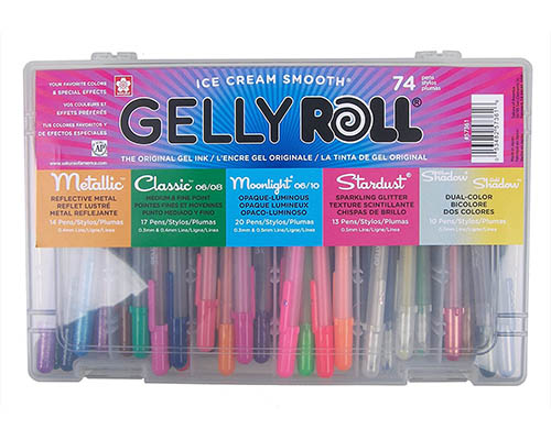 Sakura Gelly Roll Gel Pen Gift Set – Pack of 74