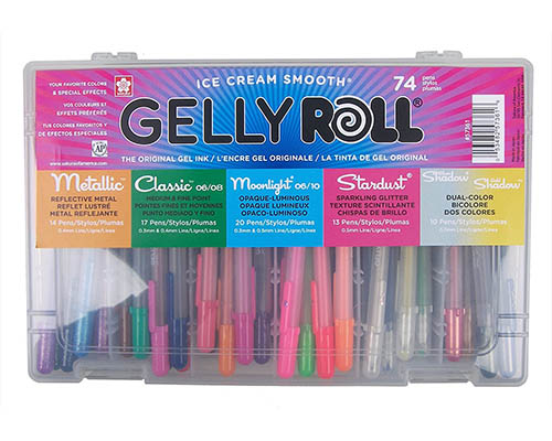 Sakura Gelly Roll Gel Pen Gift Set  Pack of 74