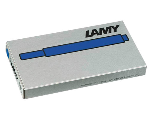 Lamy Ink Cartridges T10 Pkg/5-Blue