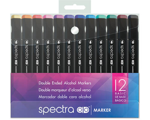 Chartpak Spectra Ad Markers  Basic Set of 12