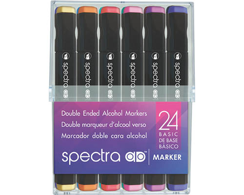 Chartpak Spectra Ad Markers  Basic Set of 24
