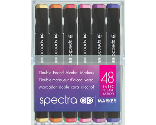 Chatpak Spectra Ad Markers  Basic Set of 48