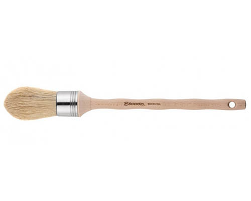 Escoda Oval Paint Bristle Brush –  Series 7600 - #4