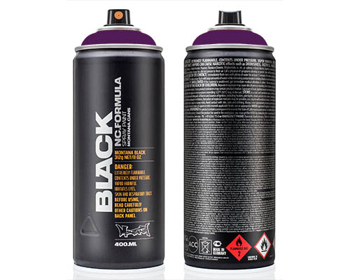 Montana BLACK Spray Paint – 400mL Can – Galaxy