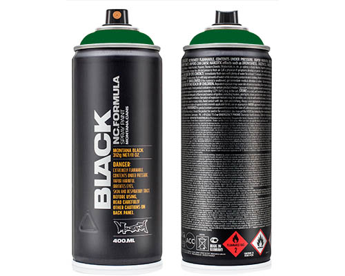 Montana BLACK Spray Paint  400mL Can  Celtic