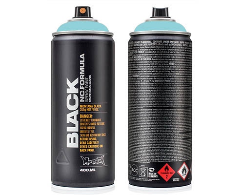 Montana BLACK Spray Paint – 400mL Can – Tiffany