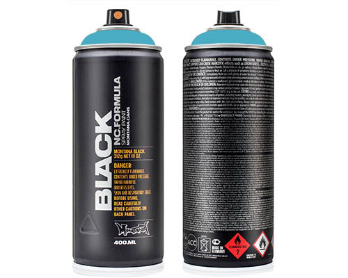 Montana BLACK Spray Paint – 400mL Can – Cool Cologne