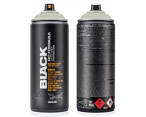Montana BLACK Spray Paint – 400mL Can – Mouse