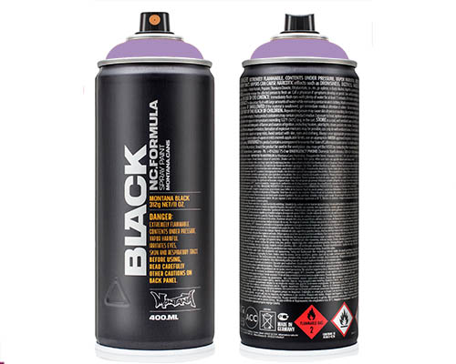 Montana BLACK Spray Paint – 400mL Can – Blue Velvet