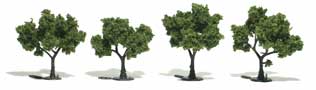 Ready Made Realistic Trees Light Green 2"-3"