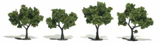 Ready Made Realistic Trees Light Green 2"-3"