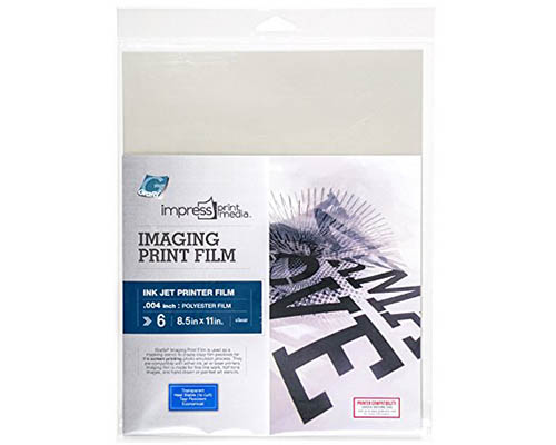 Grafix Imaging Print Film  .004in.  8.5 x 11 in.  6 Pack