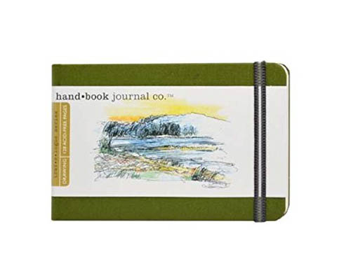 Travelogue Journal – Pocket Landscape 3.5 x 5.5 in. – Landscape Green