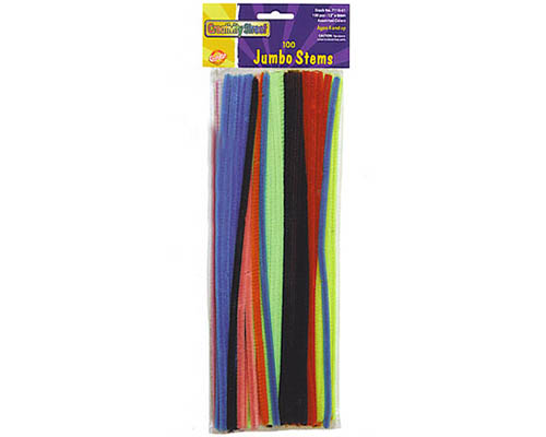 Chenille Stems 12 x 6mm Pack of 100