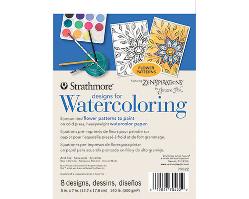 Strathmore Designs for Watercolour – Flower Designs 5 x 7 in. 
