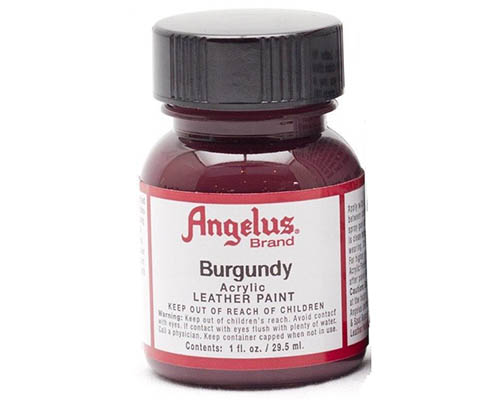 Angelus Acrylic Leather Paint - 1 oz - Burgundy