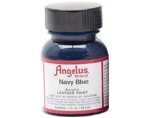 Angelus Acrylic Leather Paint - 1 oz - Navy