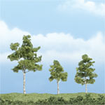 Realistic Paper Birch 3",2",1.5 3 Per Package