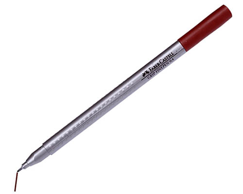 Faber-Castell Grip Pens  0.4mm  Burnt Ochre
