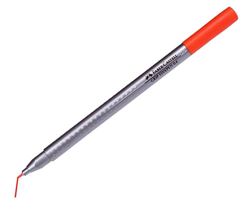 Faber-Castell Grip Pens  0.4mm  Cadmium Orange