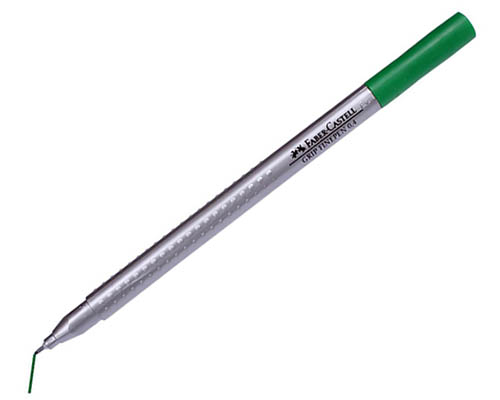 Faber-Castell Grip Pens  0.4mm  Permanent Green Olive