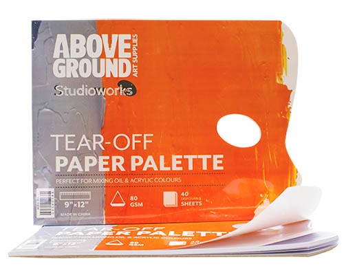 Above Ground Studioworks Paper Palette – 9 x 12 in.