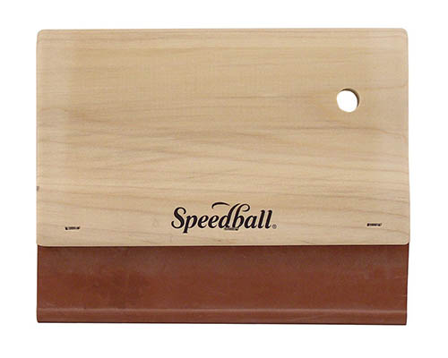 Speedball Fabric Squeegee Wood  8 in.