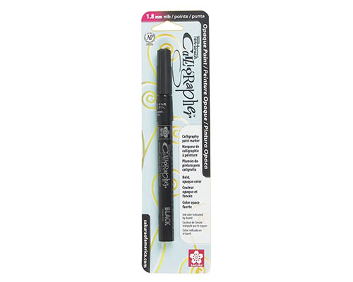 Sakura Pentouch Calligraphy Marker - Fine Tip - Black 