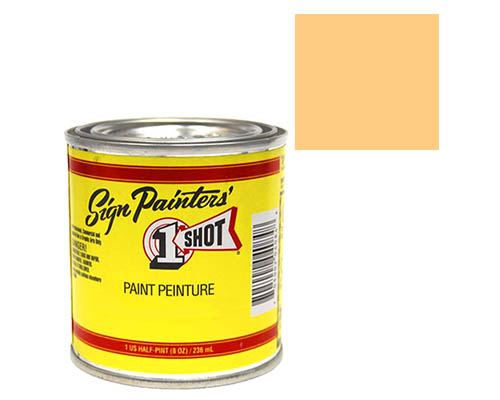 1-Shot Sign Painters' Lettering Enamel 8oz - Chamois