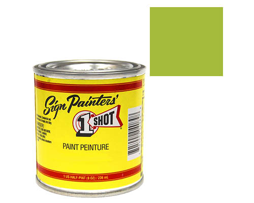 1-Shot Sign Painters' Lettering Enamel 8oz - Sublime Green