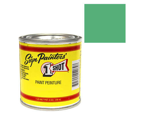 1-Shot Sign Painters' Lettering Enamel 8oz - Aqua