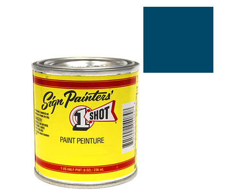 1-Shot Sign Painters' Lettering Enamel 8oz - Light Blue